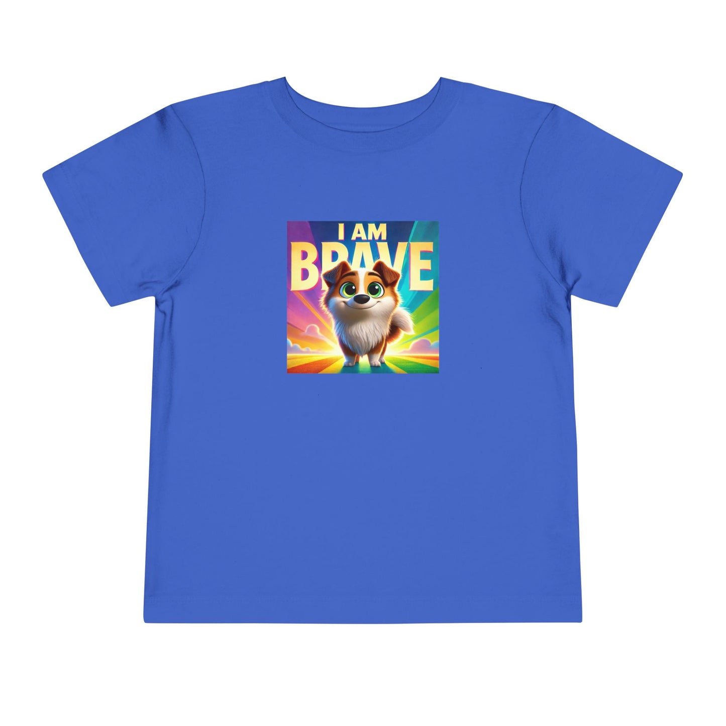 Rainbow Dog | I AM BRAVE | Toddler Graphic Tees | 58KE-T