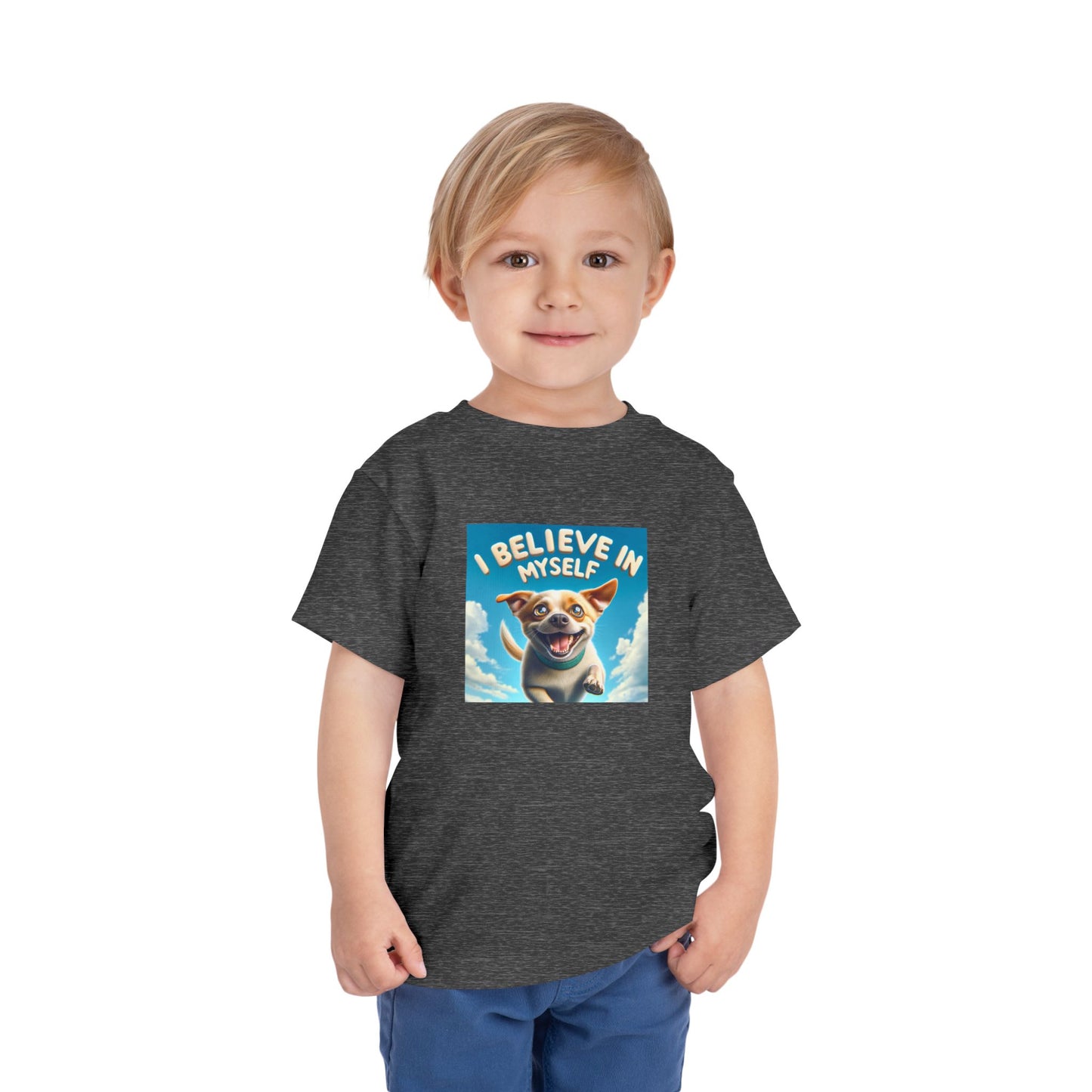 Dog in Sky | I BELIEVE IN MYSELF | Toddler Graphic Tees | 97MM-T