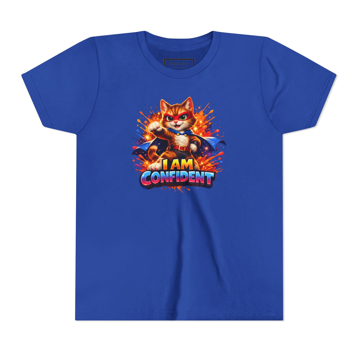 Cat | I AM CONFIDENT | Youth Graphic Tees | #KK-002-Y
