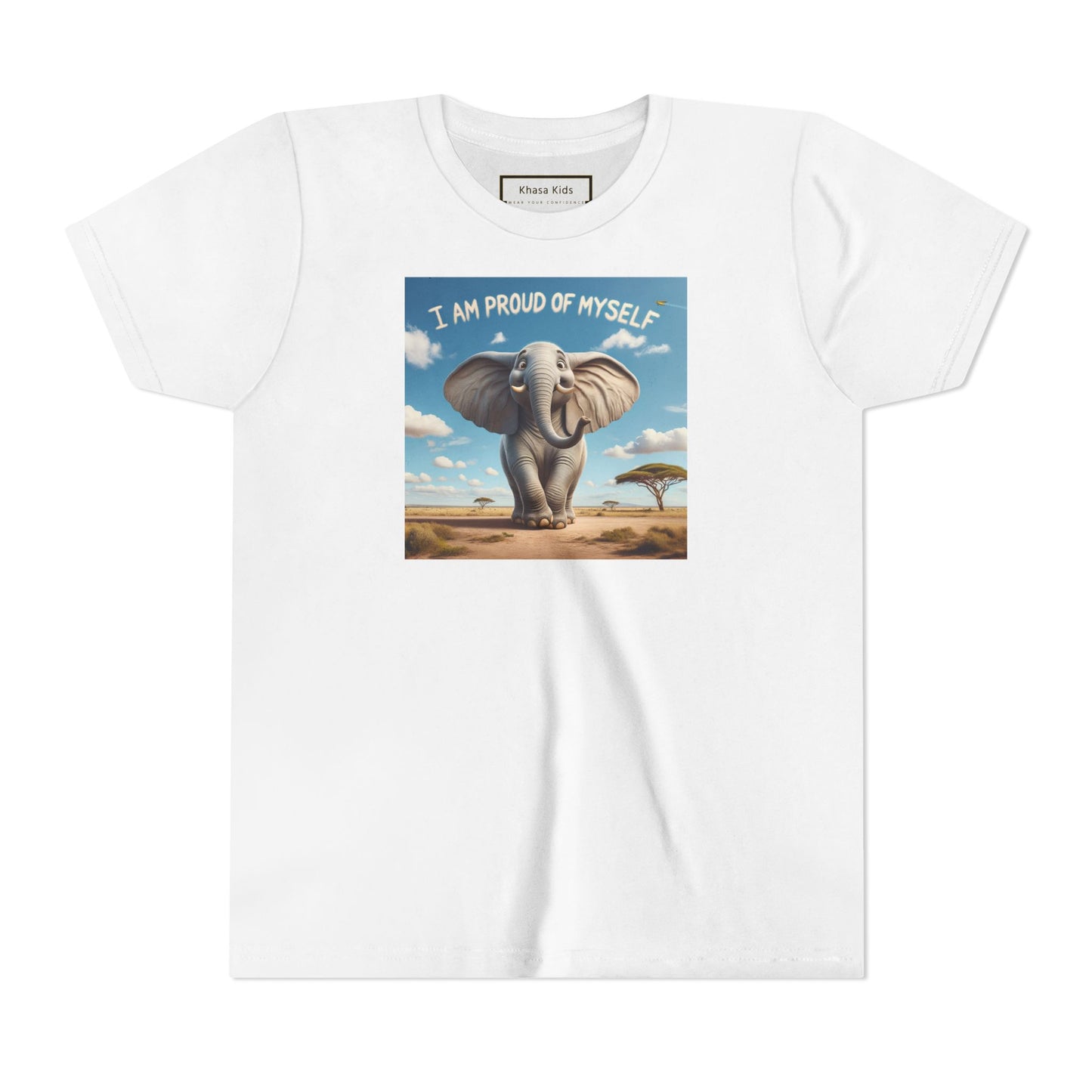 Elephant | I AM PROUD OF MYSELF | Youth Graphic Tees | #67-ff-Y