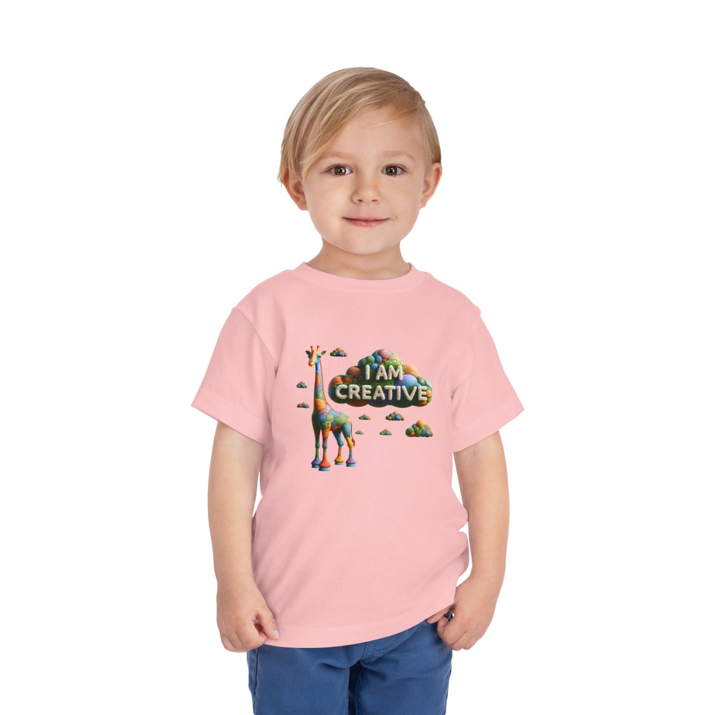 Giraffe |  I AM CREATIVE | Toddler Graphic Tees | #68-d2-T