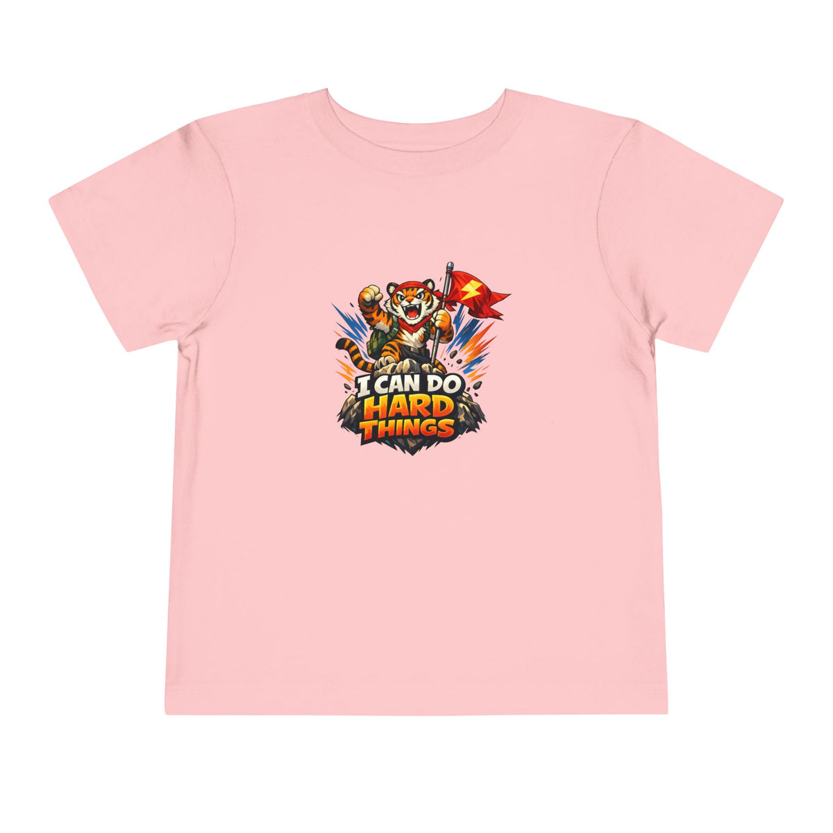 Tiger | I CAN DO HARD THINGS | Toddler Graphic Tees | #KK-006-T