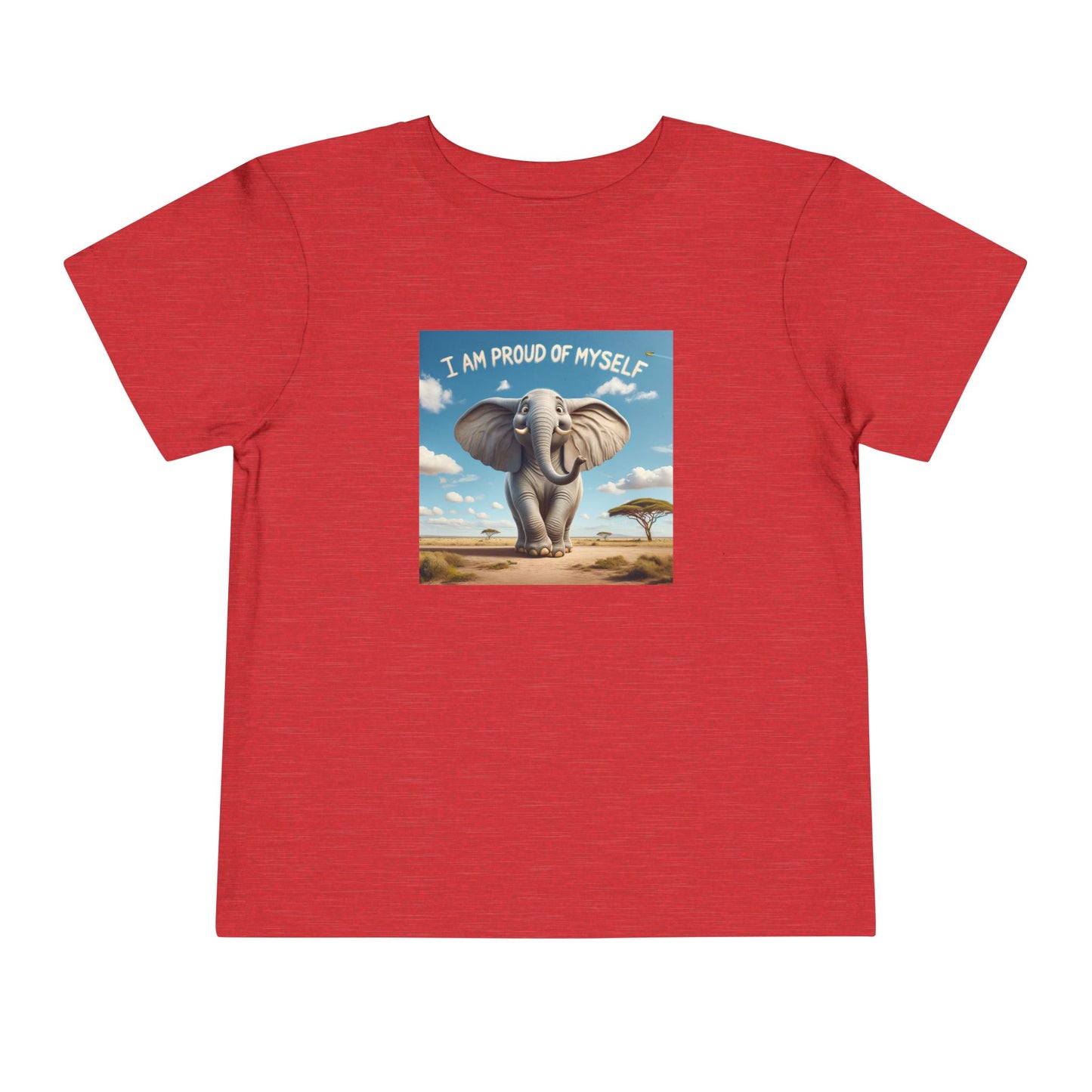 Elephant | I AM PROUD OF MYSELF | Toddler Graphic Tees | #67-ff-T