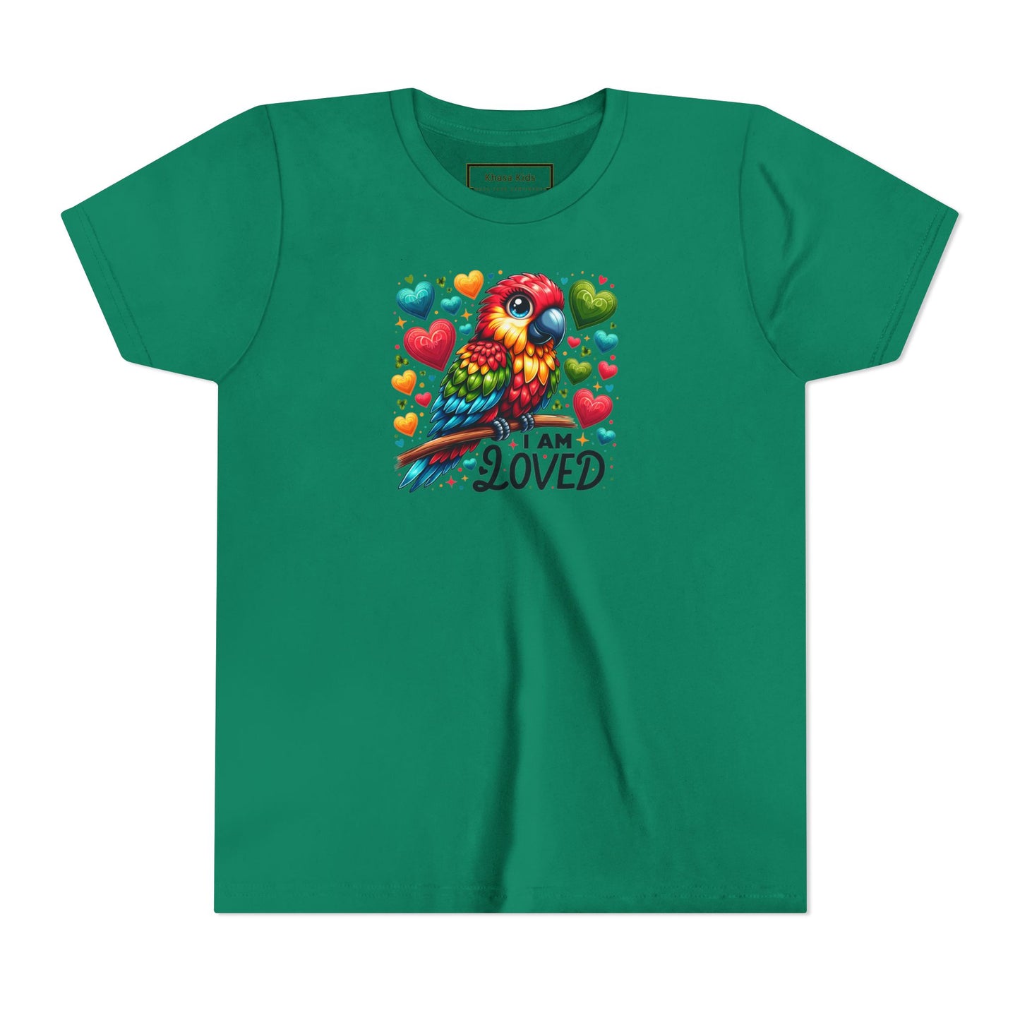 Parrot |  I AM LOVED | Youth Graphic Tees | #68-ad-Y