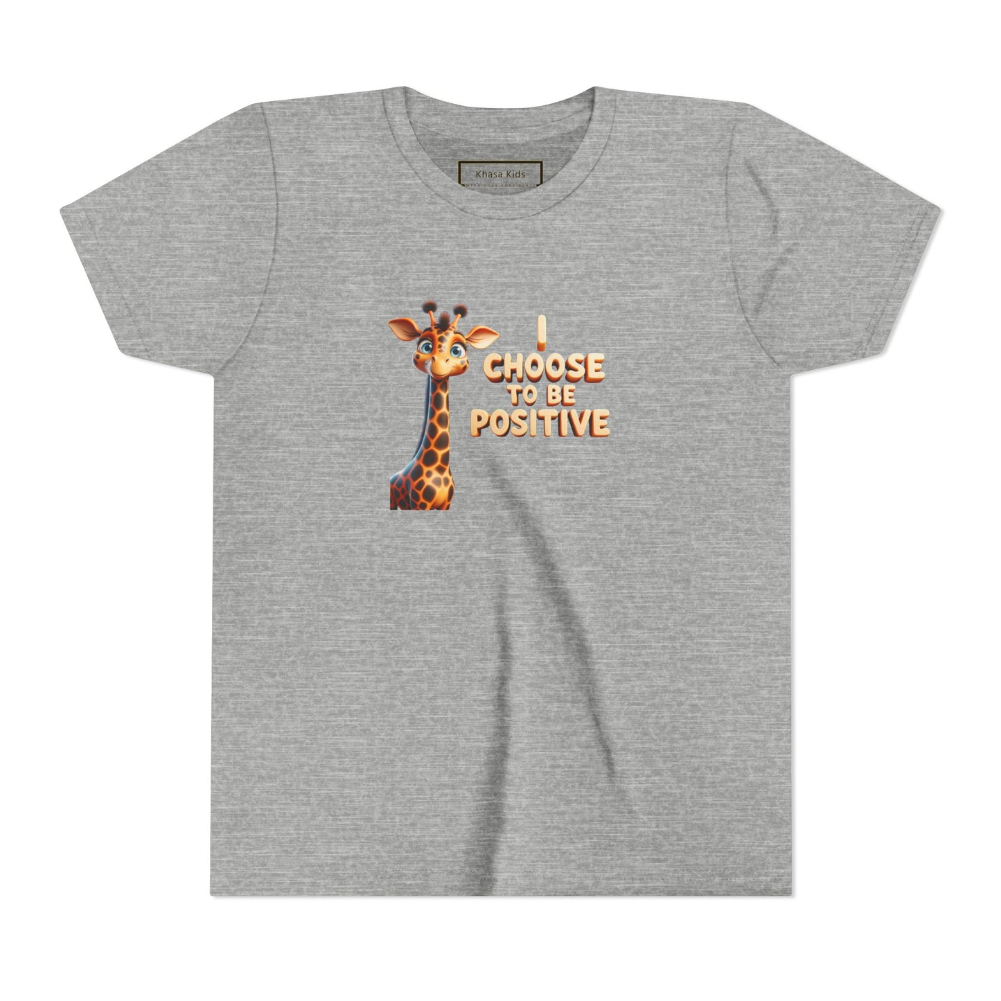 Giraffe | I CHOOSE TO BE POSITIVE | Youth Graphic Tees