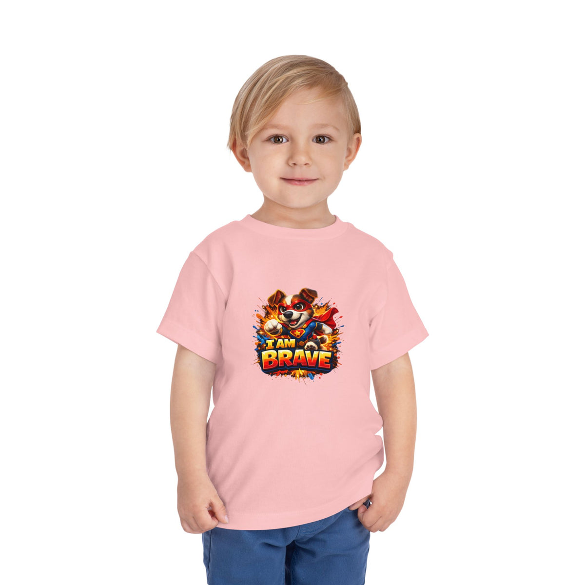 Dog | I AM BRAVE | Toddler Graphic Tees | #KK-001-T