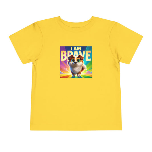 Rainbow Dog | I AM BRAVE | Toddler Graphic Tees | 58KE-T