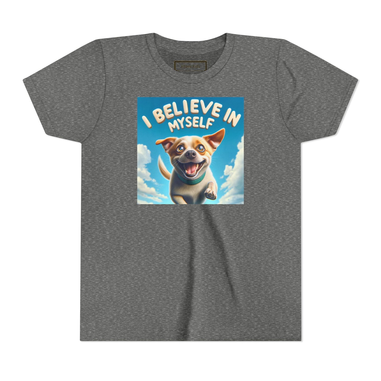Dog in Sky | I BELIEVE IN MYSELF | Youth Graphic Tees | 97MM-Y
