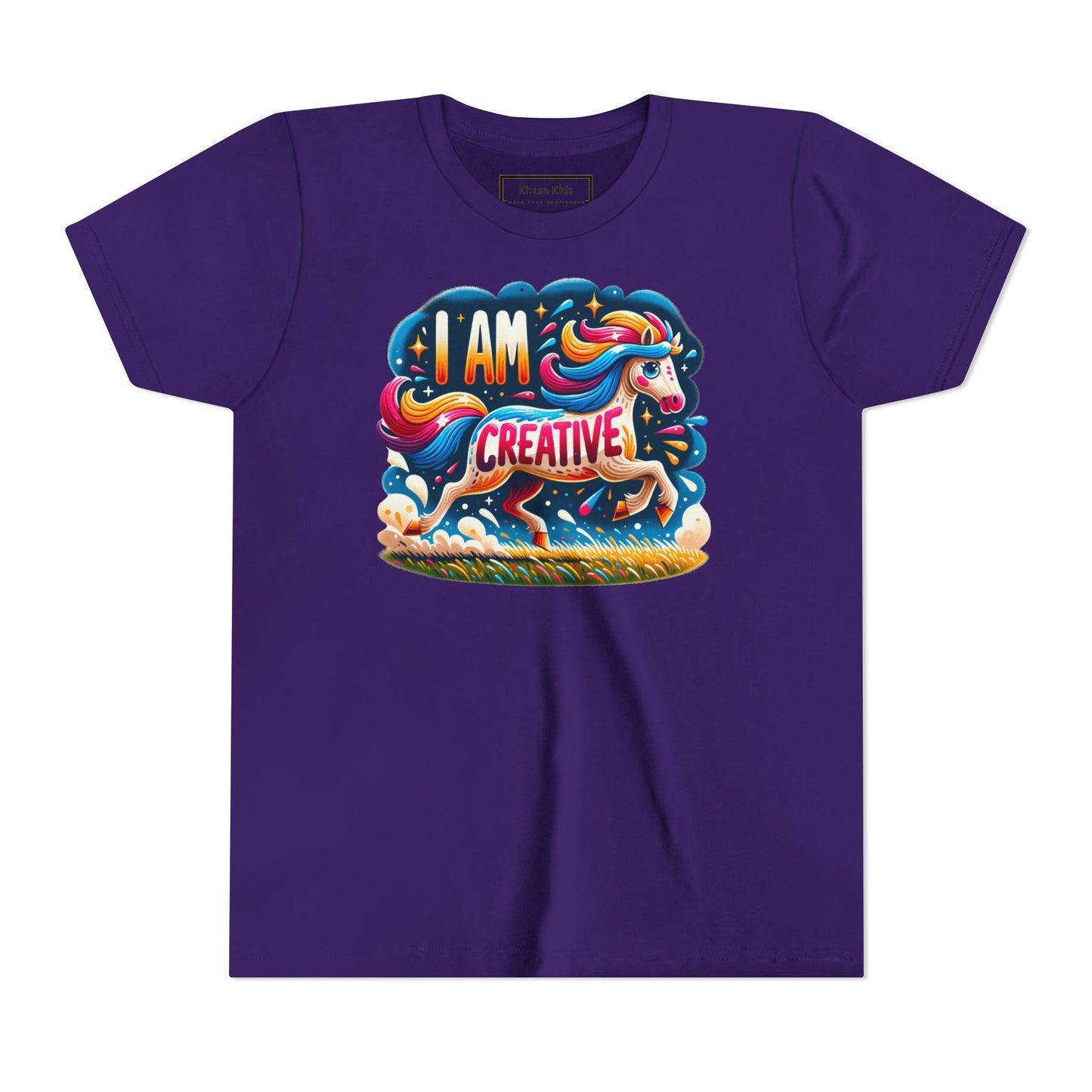 Unicorn Horse | I AM CREATIVE | Youth Graphic Tees | 74RG-Y