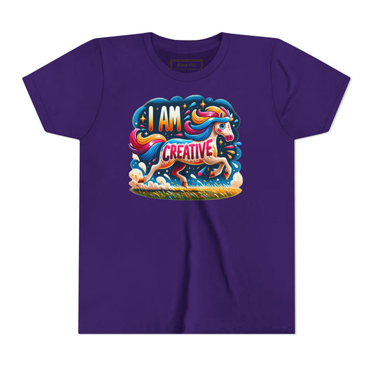 Unicorn Horse | I AM CREATIVE | Youth Graphic Tees | 74RG-Y