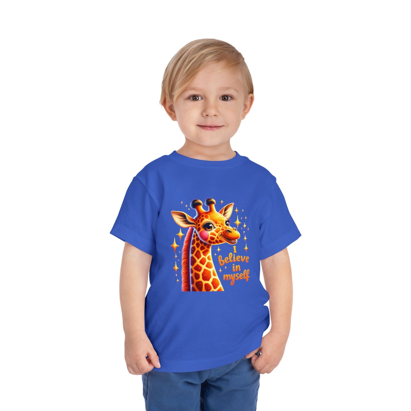 Giraffe | I BELIEVE IN MYSELF | Toddler Graphic Tees | #68-c8-T