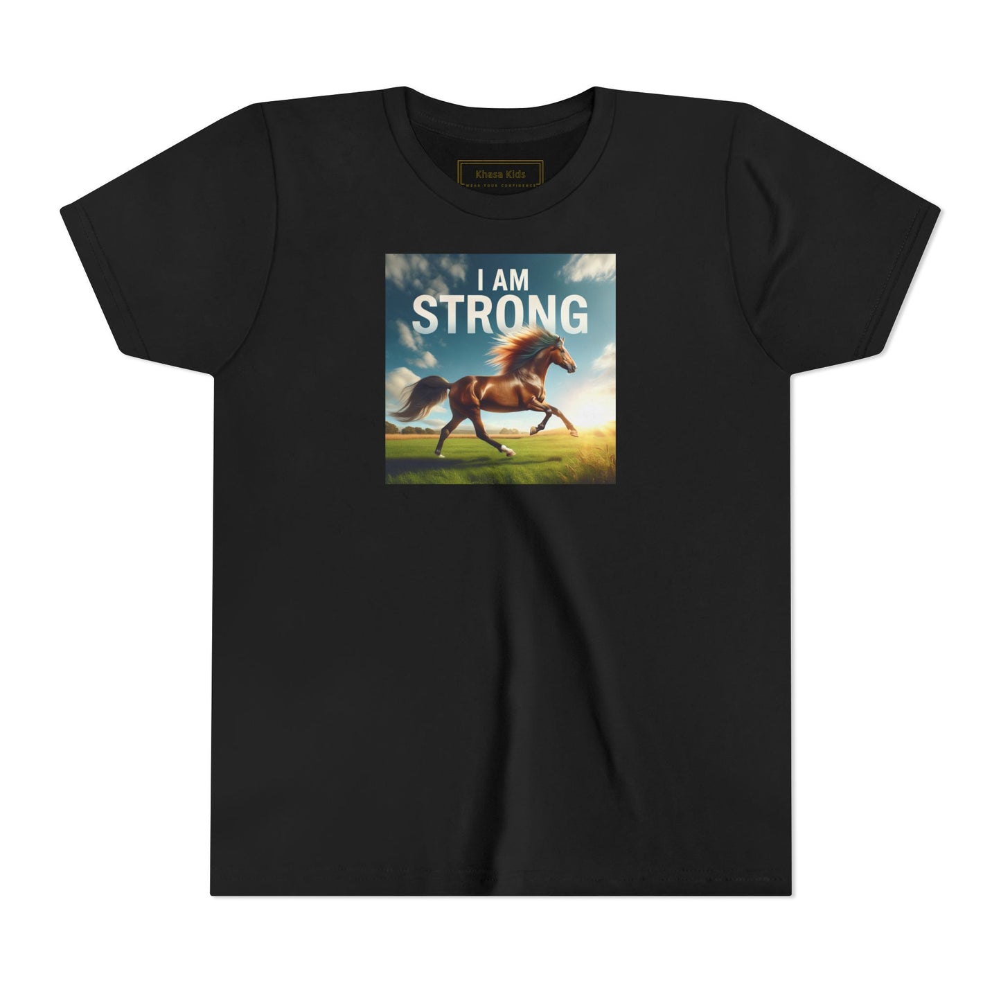 Horse | I AM STRONG | Youth Graphic Tees | #670-7e6-Y