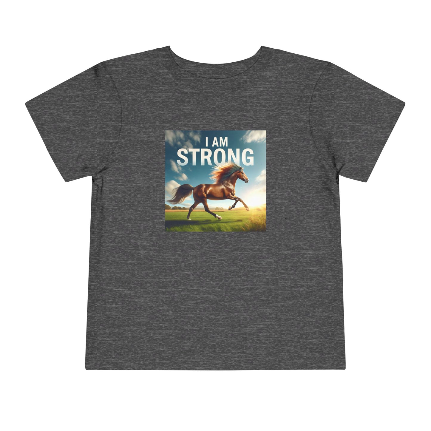 Horse | I AM STRONG | Toddler Graphic Tees | #670-7e6-T