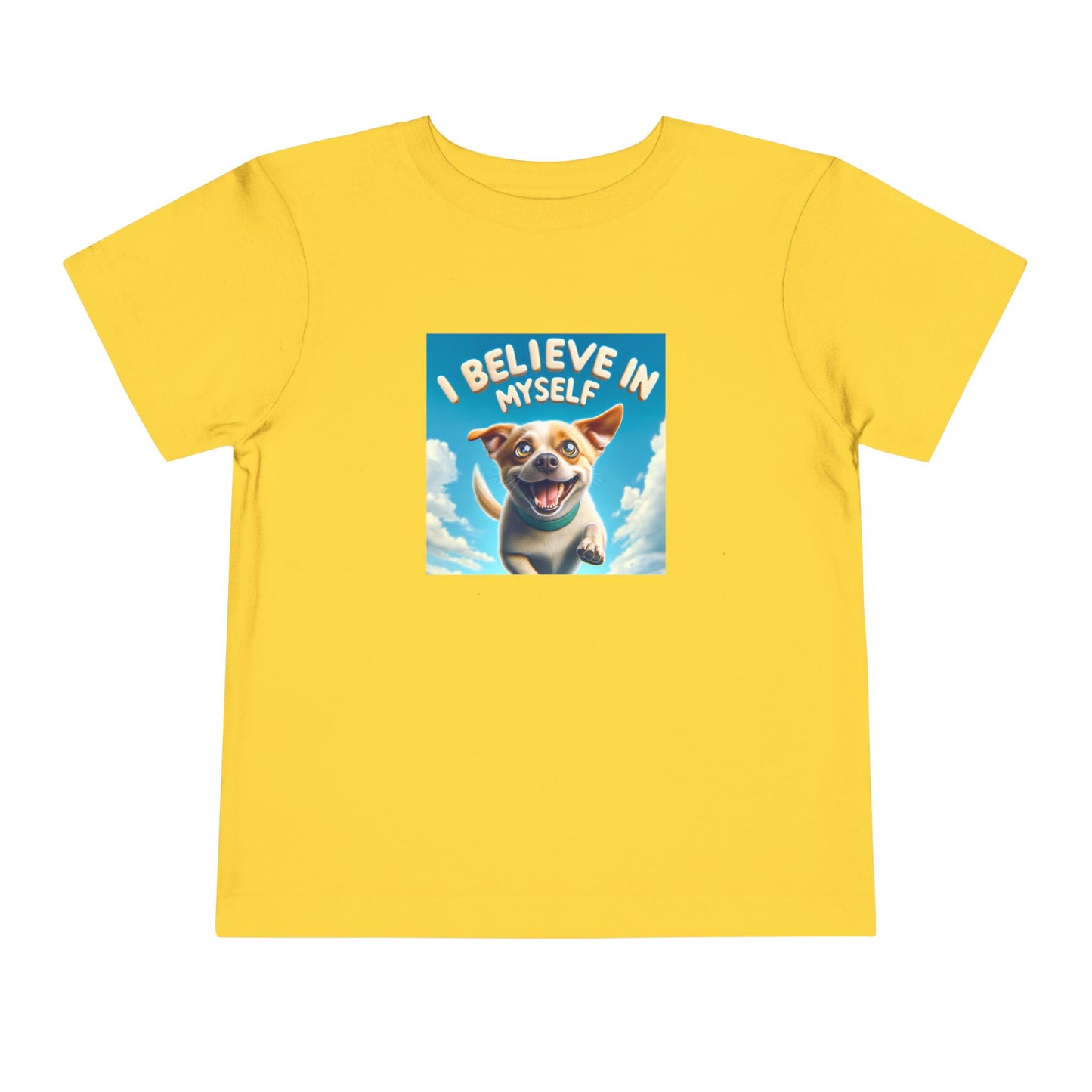 Dog in Sky | I BELIEVE IN MYSELF | Toddler Graphic Tees | 97MM-T