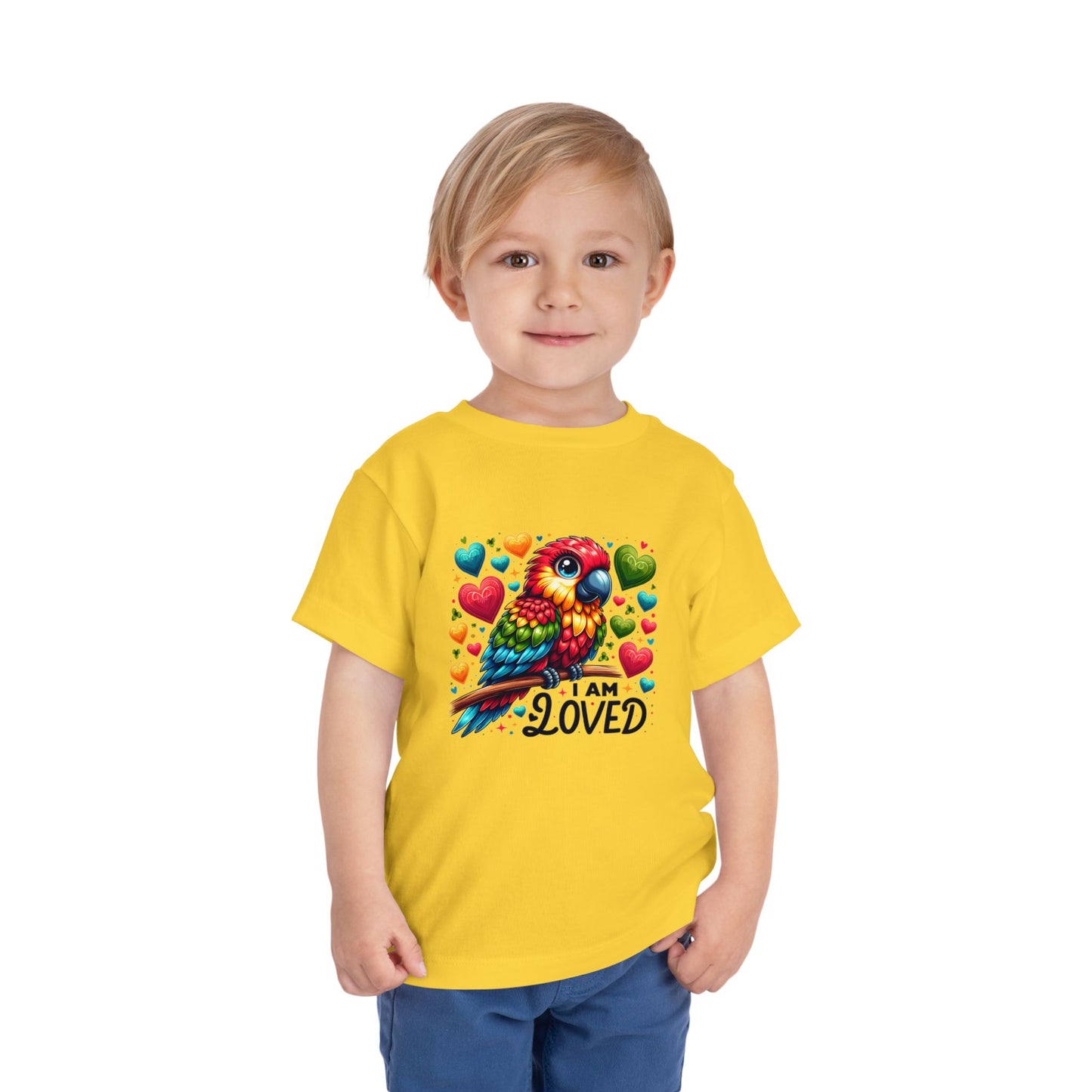 Parrot |  I AM LOVED | Toddler Graphic Tees | #68-ad-T
