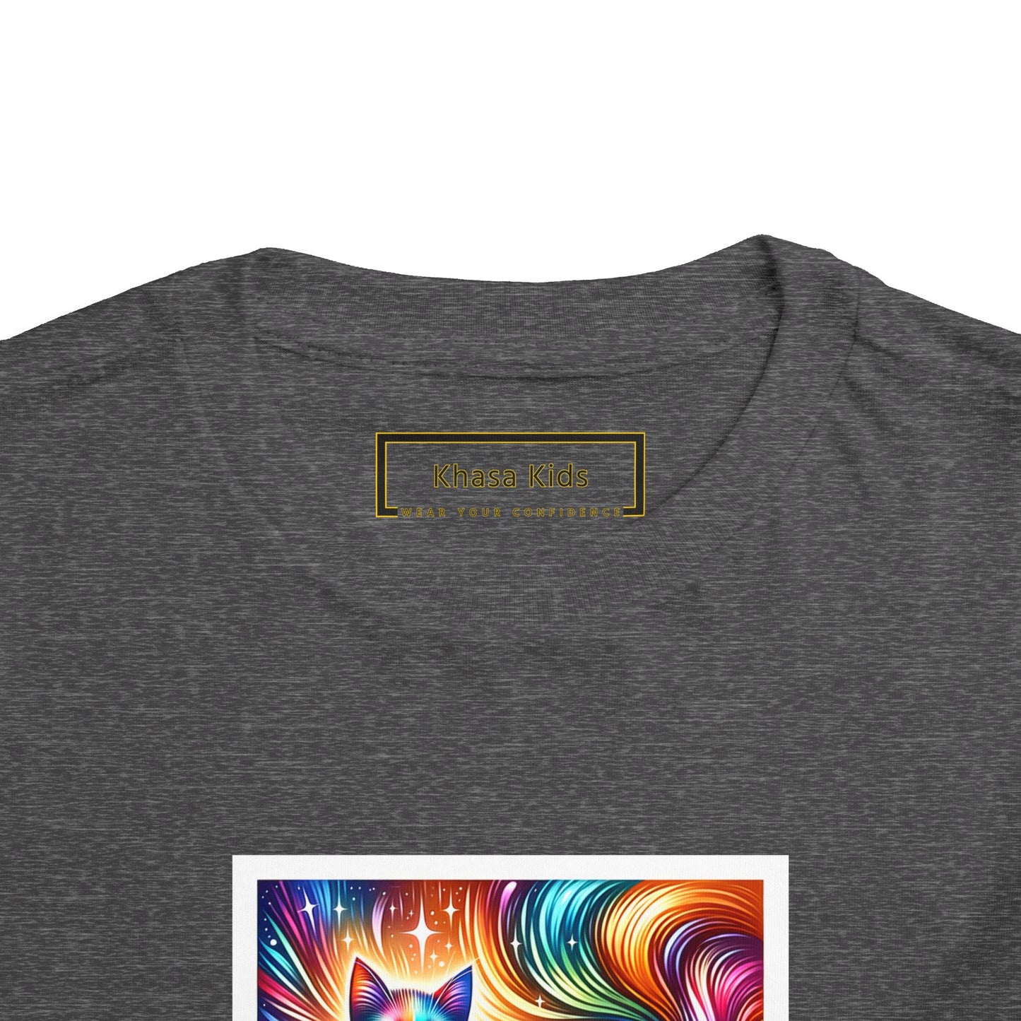 Rainbow Cat | I AM A GREAT FRIEND | Toddler Graphic Tees | 17VI-T