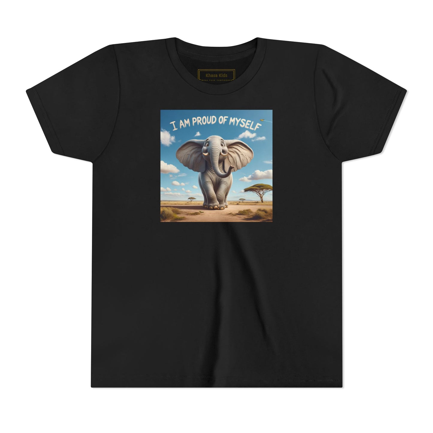 Elephant | I AM PROUD OF MYSELF | Youth Graphic Tees | #67-ff-Y