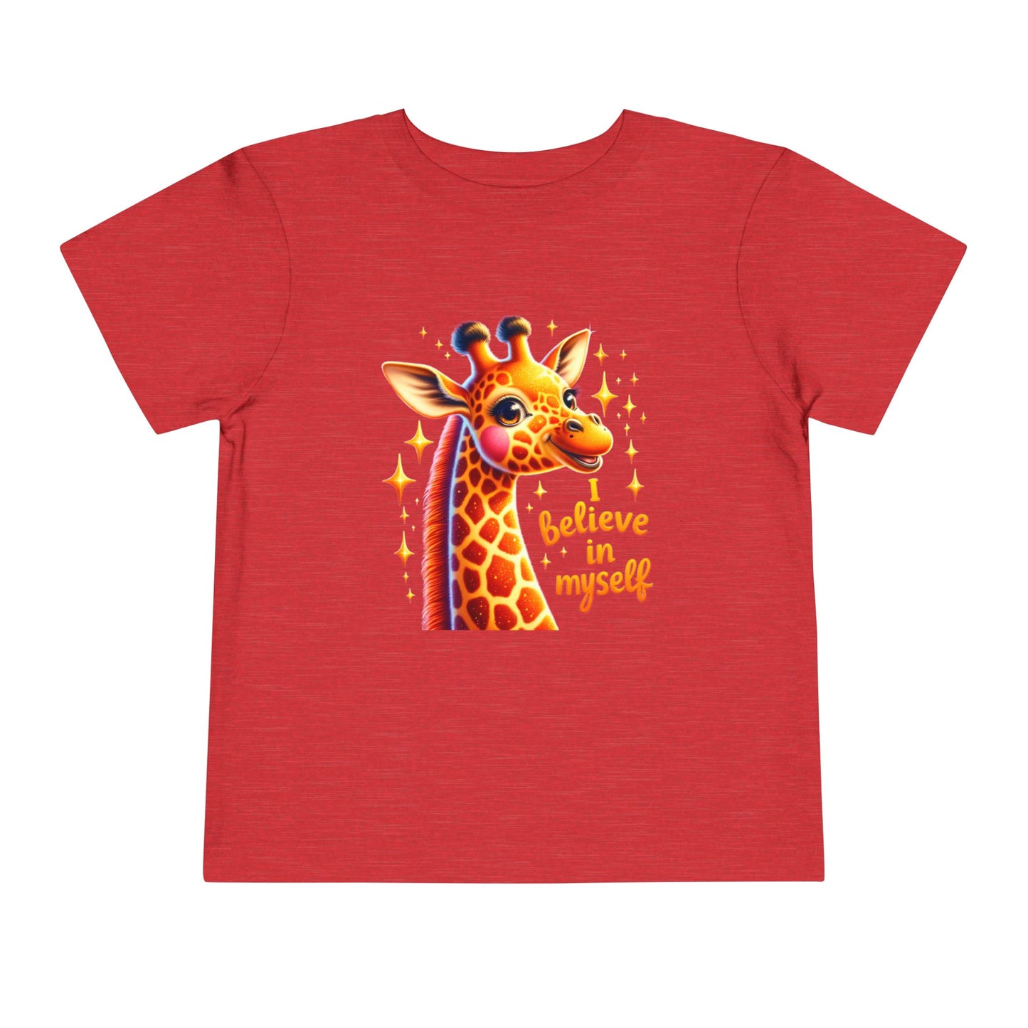Giraffe | I BELIEVE IN MYSELF | Toddler Graphic Tees | #68-c8-T