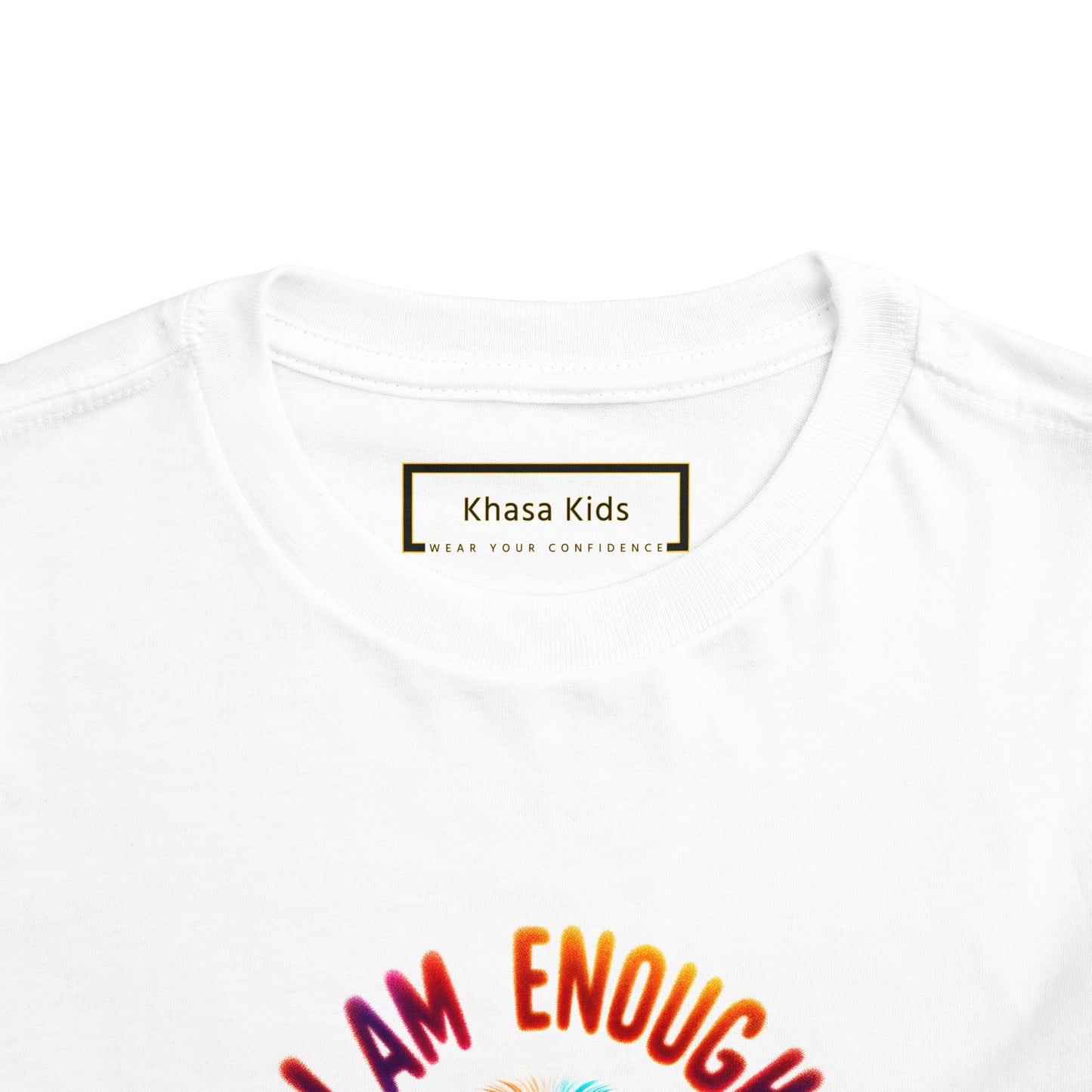 Vibrant Pup | I AM ENOUGH | Toddler Graphic Tees | 35PS-T