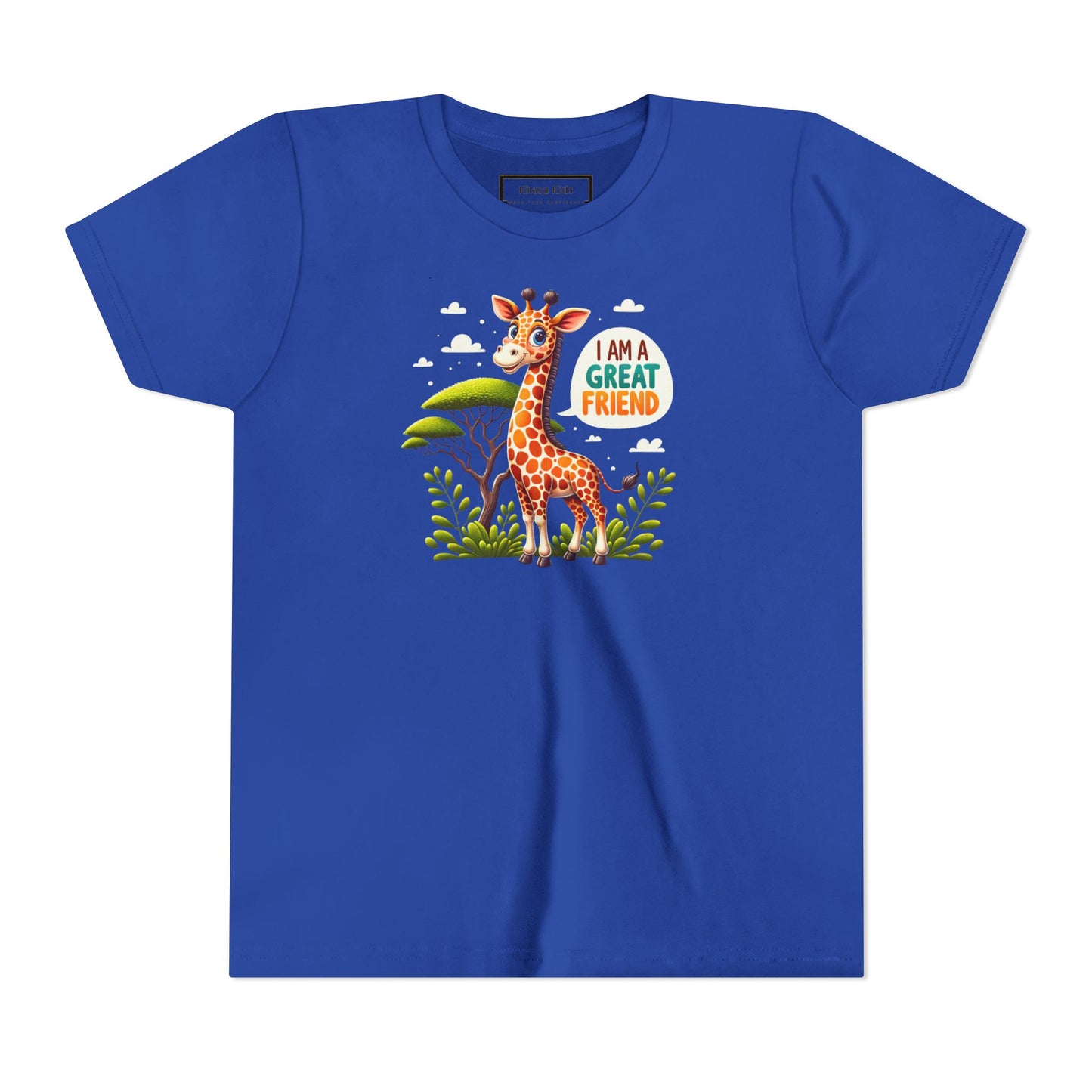 Giraffe |  I AM A GREAT FRIEND | Youth Graphic Tees | #68-05-Y