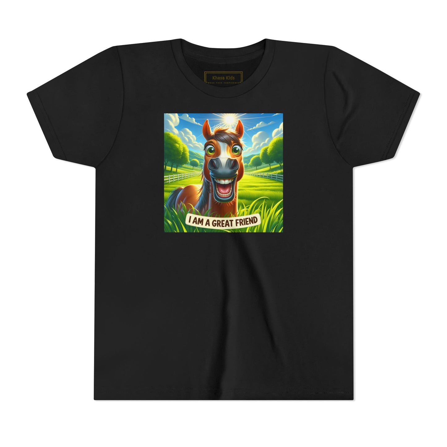 Horse | I AM A GREAT FRIEND | Youth Graphic Tees | #67-54-Y