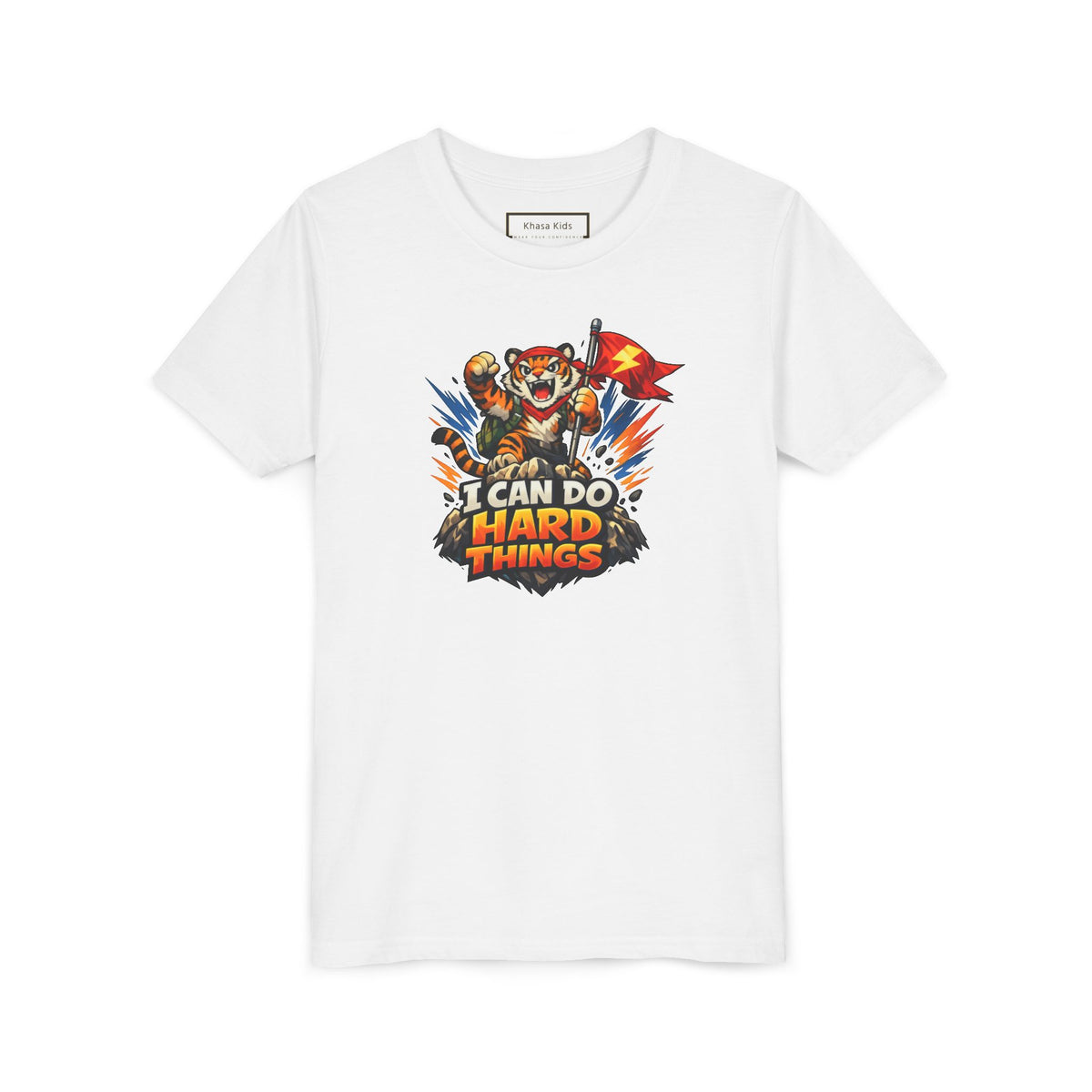 Tiger | I CAN DO HARD THINGS | Youth Graphic Tees | #KK-006-Y
