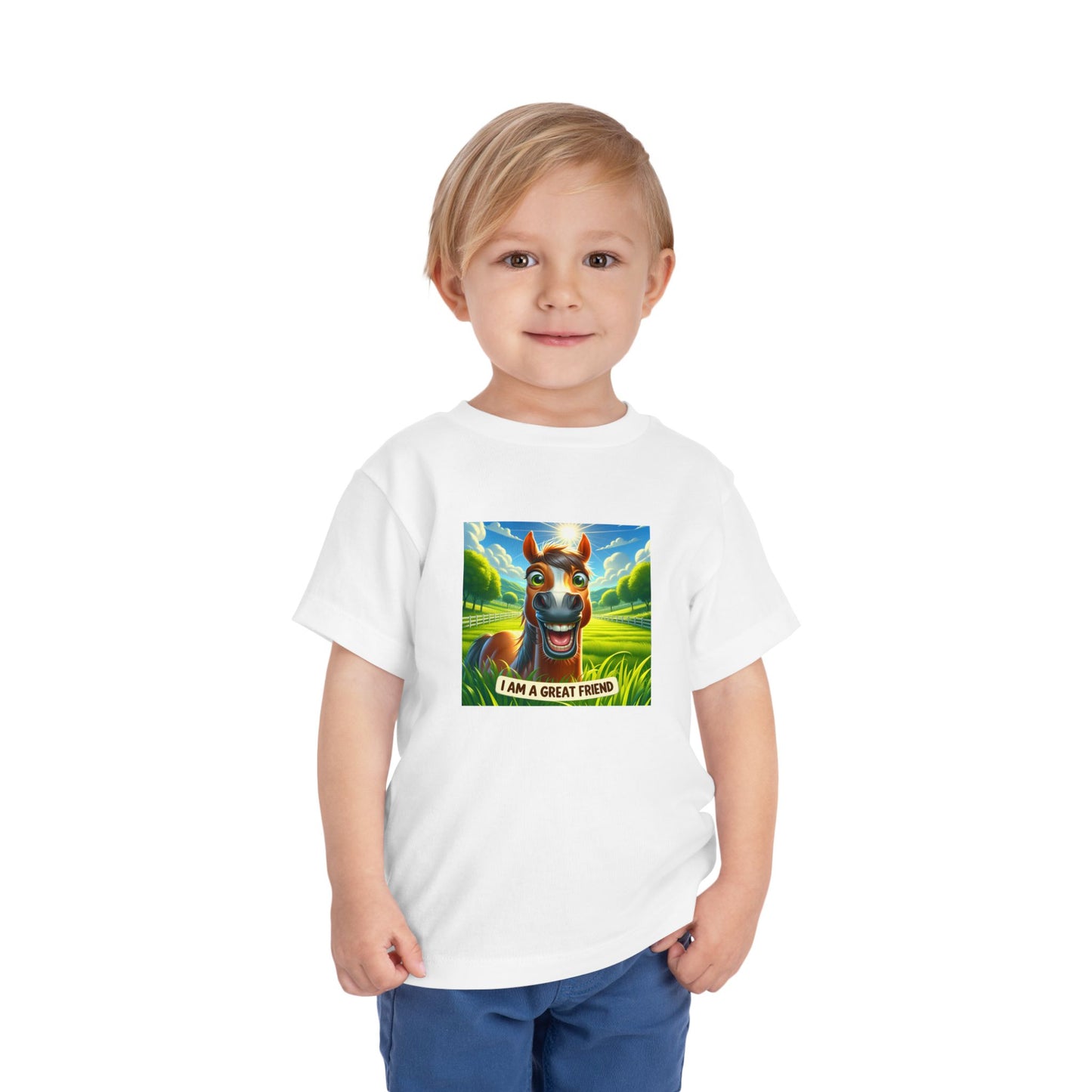 Horse | I AM A GREAT FRIEND | Toddler Graphic Tees | #67-54-T