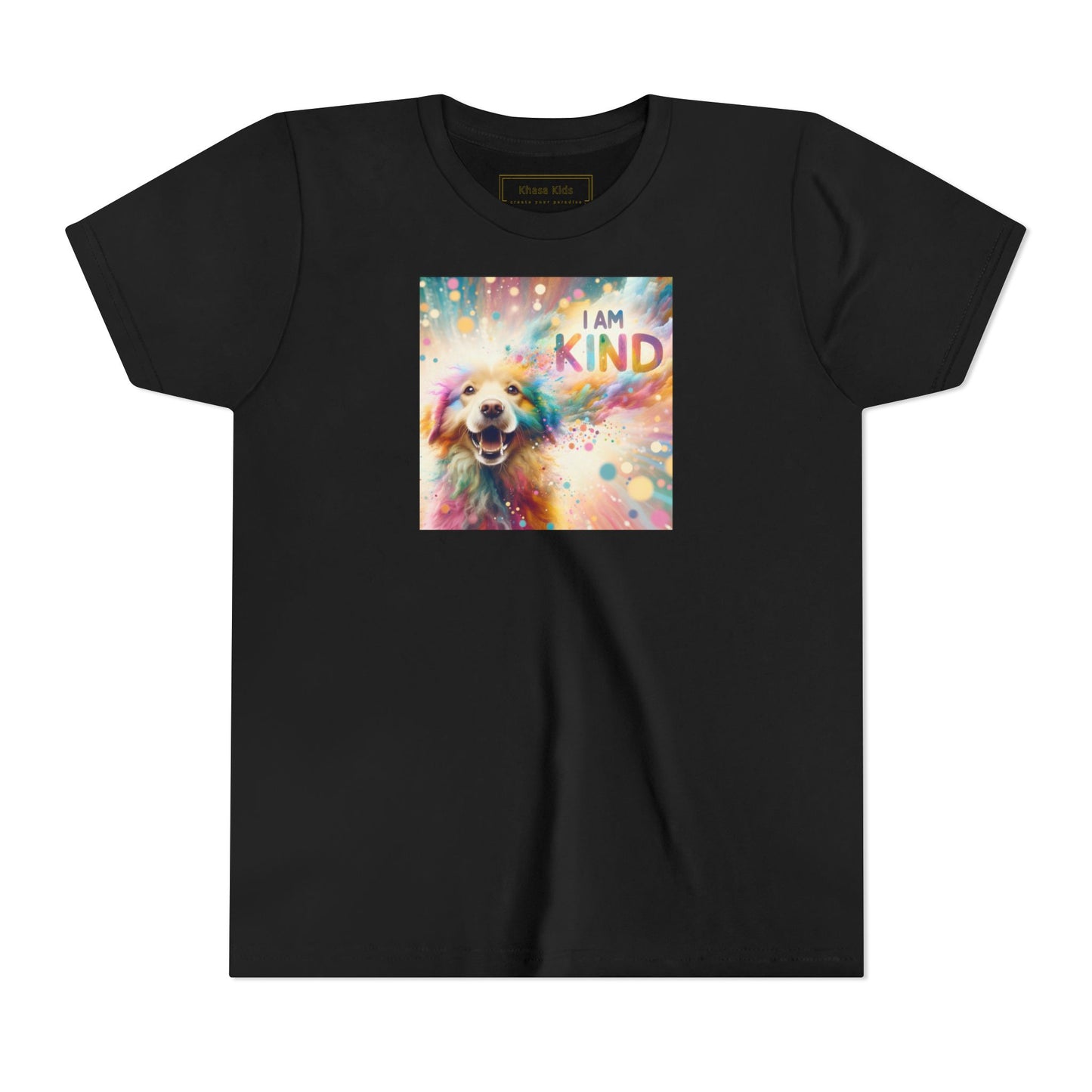 Burst of Color Dog | I AM KIND | Youth Graphic Tees | 4VT-Y