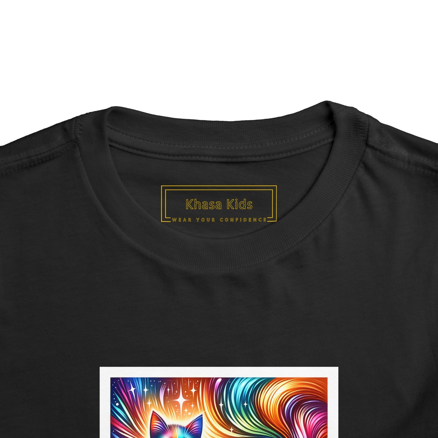 Rainbow Cat | I AM A GREAT FRIEND | Toddler Graphic Tees | 17VI-T