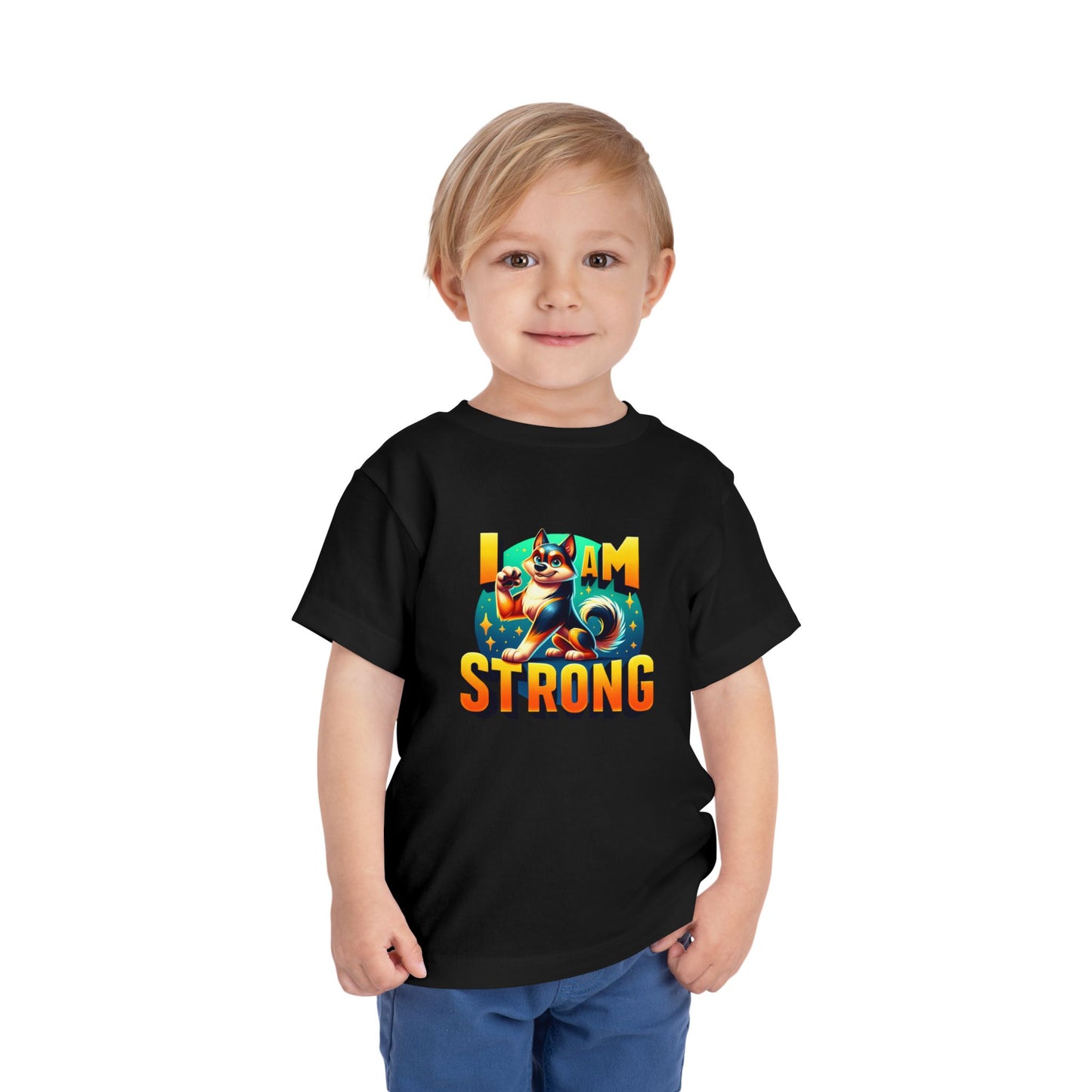 Dog Flex | I AM STRONG | Toddler Graphic Tees | 61JP-T
