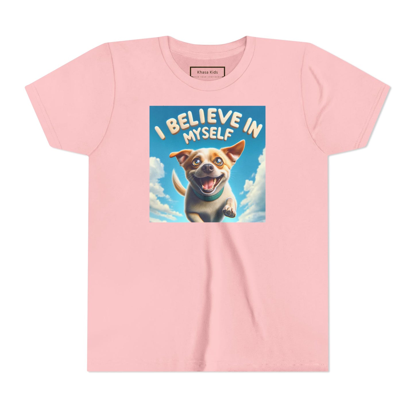 Dog in Sky | I BELIEVE IN MYSELF | Youth Graphic Tees | 97MM-Y