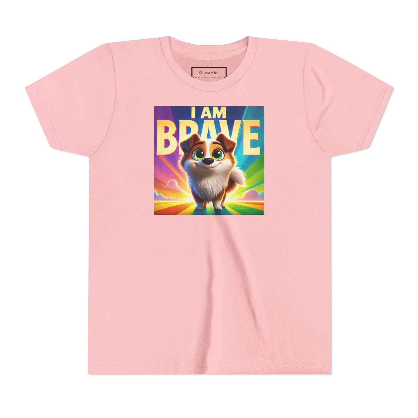 Rainbow Dog | I AM BRAVE | Youth Graphic Tees | 58KE-Y
