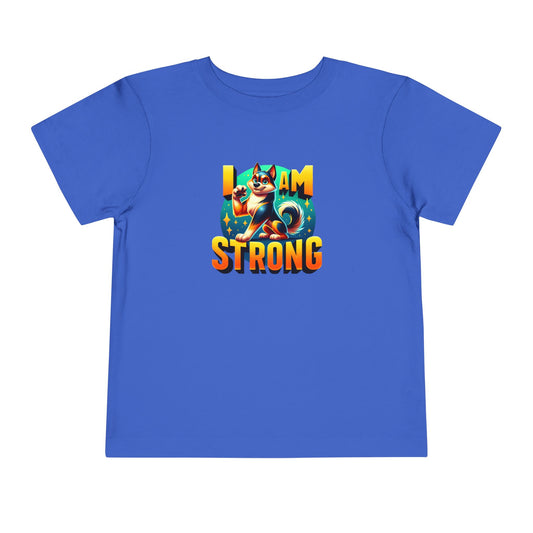Dog Flex | I AM STRONG | Toddler Graphic Tees | 61JP-T